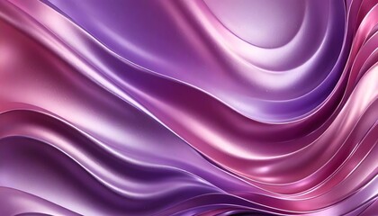 Obraz premium Lavender and Pink Waves with Subtle Metallic Shimmer