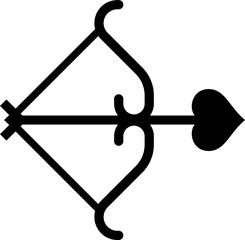 Love Bow Icon Vector Symbol Design Illustration