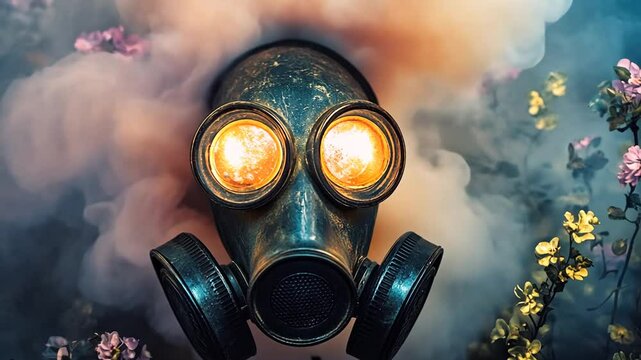 Gas Mask in a Polluted World, Environmental Concerns and Protection