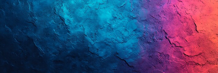 Naklejka premium A vibrant abstract background featuring a blend of blue and pink hues, with textured surfaces creating a visually striking effect.