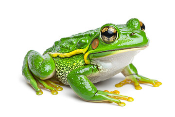 Obraz premium African bullfrog, isolated on white background
