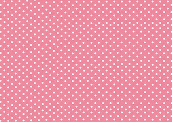 Pink Polka Dot Background Texture - Sweet Pastel Pattern for Design