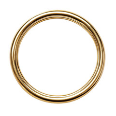 Golden Frame Abstract Colorful Lines Design,