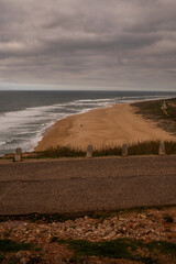 Atlantic Ocean coastline in Portugal Nazare