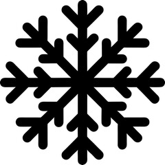 snowflake on white background