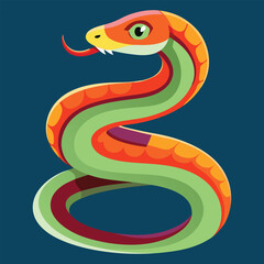 Obraz premium snake vector