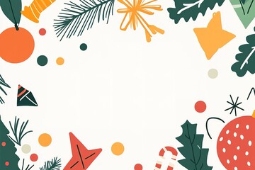 Festive Geometric Christmas Background: Modern & Stylish Red Green Triangles, Stars, and Festive Shapes Perfect for Holiday Cards, Invitations, and Winter Season Designs. Abstract Christmas Pattern,  