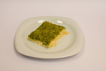Sütlü Fıstıklı Soğuk Kadayıf , Cold Kadayif with Milk and Pistachio