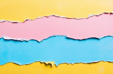 vintage torn paper page edges with ripped look texture for advertising background