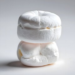 Obraz premium Stack of White Marshmallows