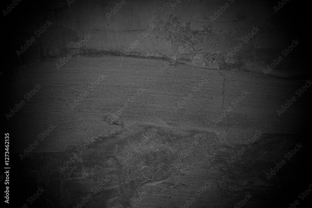 Aufkleber old wall texture cement dark black gray background abstract grey color design are light with white g