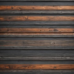 Obraz premium Dark and Light Brown Wooden Planks Background