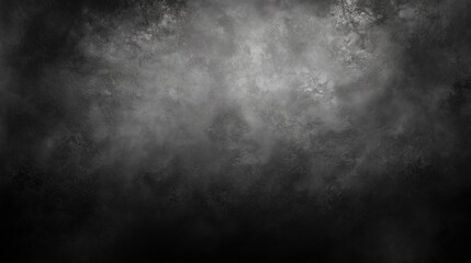 Obraz premium Abstract Dark Smoky Background Texture with Dense Gray Clouds