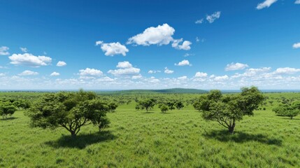 Fototapeta premium Serene Savanna Landscape