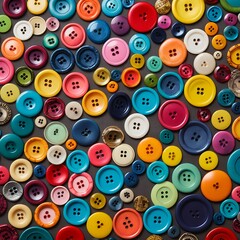 Fototapeta premium Colorful Buttons Background