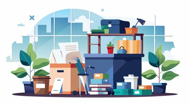 Regularly declutter and purge unused or excess materials, maintaining a clean and functional workspace.