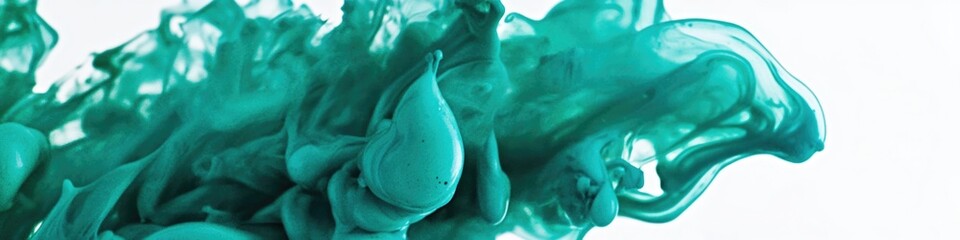 A close-up shot of a green liquid substance with no background distractions, ideal for science and education illustrations