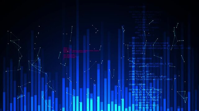 video, 4k, informatica, programmazione, algoritmo, elaborazione dati, calcoli, digitale, economia, finanza, azioni