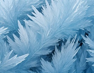 Obraz premium Abstract Ice Crystals Texture