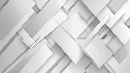 Abstract white background with texture pattern, layered geometric triangle shapes