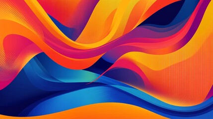 Colorful sport background. Abstract wave geometric color background with sport athletic style for world sport event.