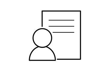 本人確認書類のアイコン白