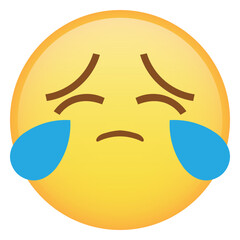 Sad With Tears Of Joy Face Emoji