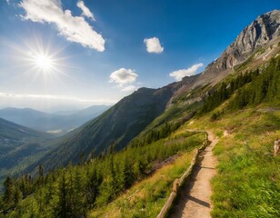 Obraz premium The Whisper of the Wind: Capturing the Invisible Artistry of Air Through Nature's Vast Landscapes