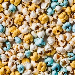 Obraz premium Colorful Popcorn Background