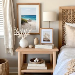 Coastal Bedroom Decor Minimalist and Serene Beach-Themed Interior