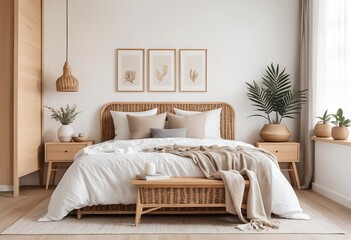 Cozy Bohemian Bedroom Interior Design