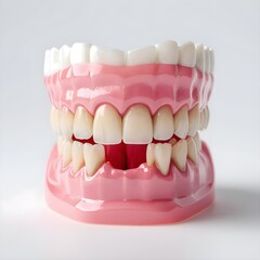 Obraz premium Dental Model Showing Missing Tooth