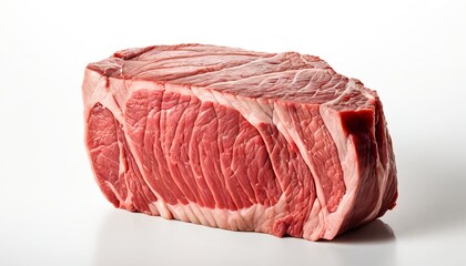 Raw Beef Chuck Roast, Close-up