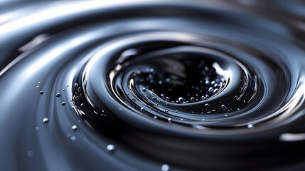 Mysterious Depths: An Intricate Dark Liquid Metal Background for Sci-Fi Inspired Designs.