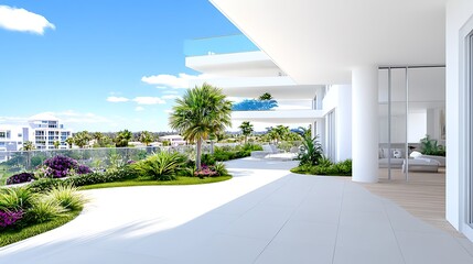 Resort-style patio aesthetics