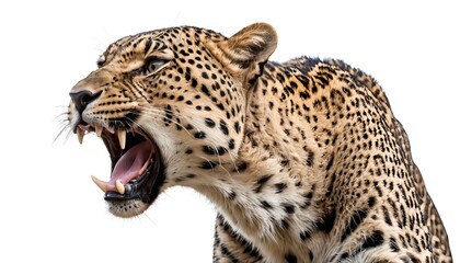 Fototapeta premium Angry Leopard Roaring