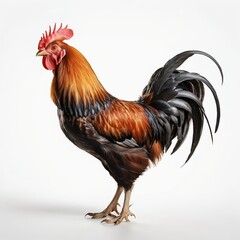 Fototapeta premium Rooster, Ornamental Chicken, Farm Animal