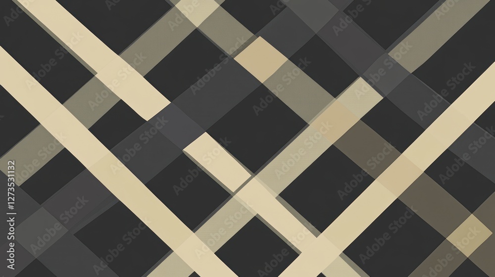 Poster abstract beige and gray geometric pattern design