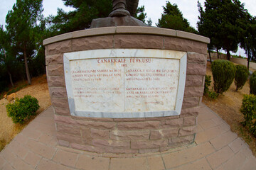 Çanakkale Martyrs' Memorial, the most visited main visit point of the Gallipoli Peninsula, is...