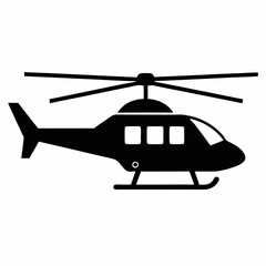 Silhouette Helicopter Illustration