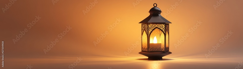 Poster an ornate lantern glows warmly against a gradient background