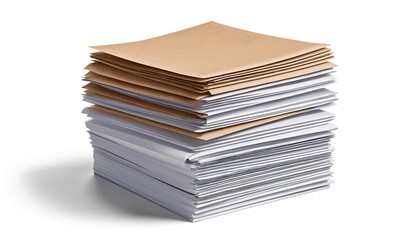 Stack of Documents and Files