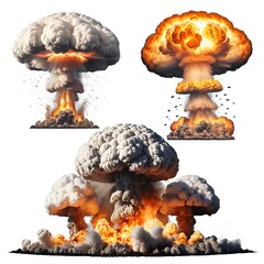 Nuclear Explosion, Atomic Bomb Blast, Mushroom Cloud
