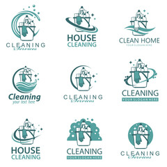 collection of cleaning service design with chemical products in bucket isolated on white background