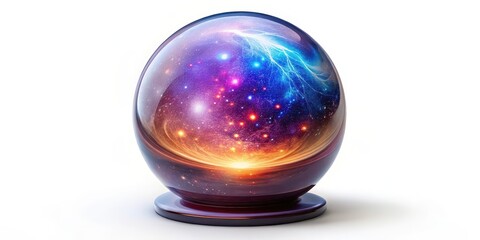 Crystal Ball with Nebula Image
