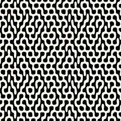 Vector seamless pattern. Modern stylish texture with smooth natural looping elements. Repeating abstract tileable background. Organic natural shapes. Trendy abstract surface design.