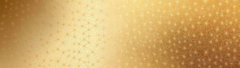 Golden Gradient Background With Intricate Floral Pattern