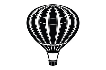 Fototapeta premium hot air balloon isolated on white background