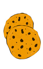 Cookies Food Digital Illustration Collection Picture and Vector