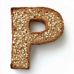 A Wholemeal Bread in the shape of the letter "R"
